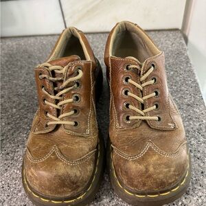 Dr. Martens Brown Leather womens Oxfords